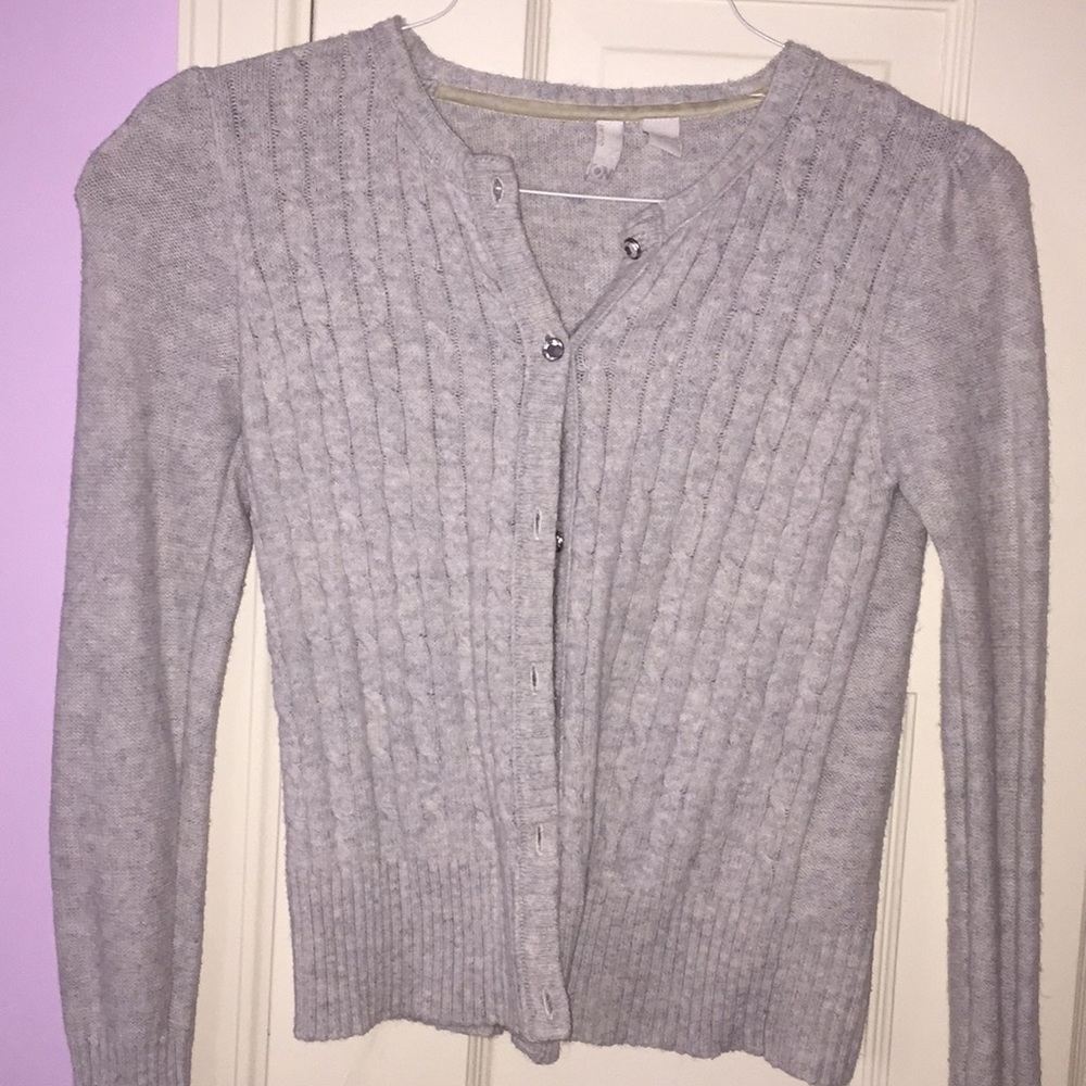 Cute Quilted Open Sweater